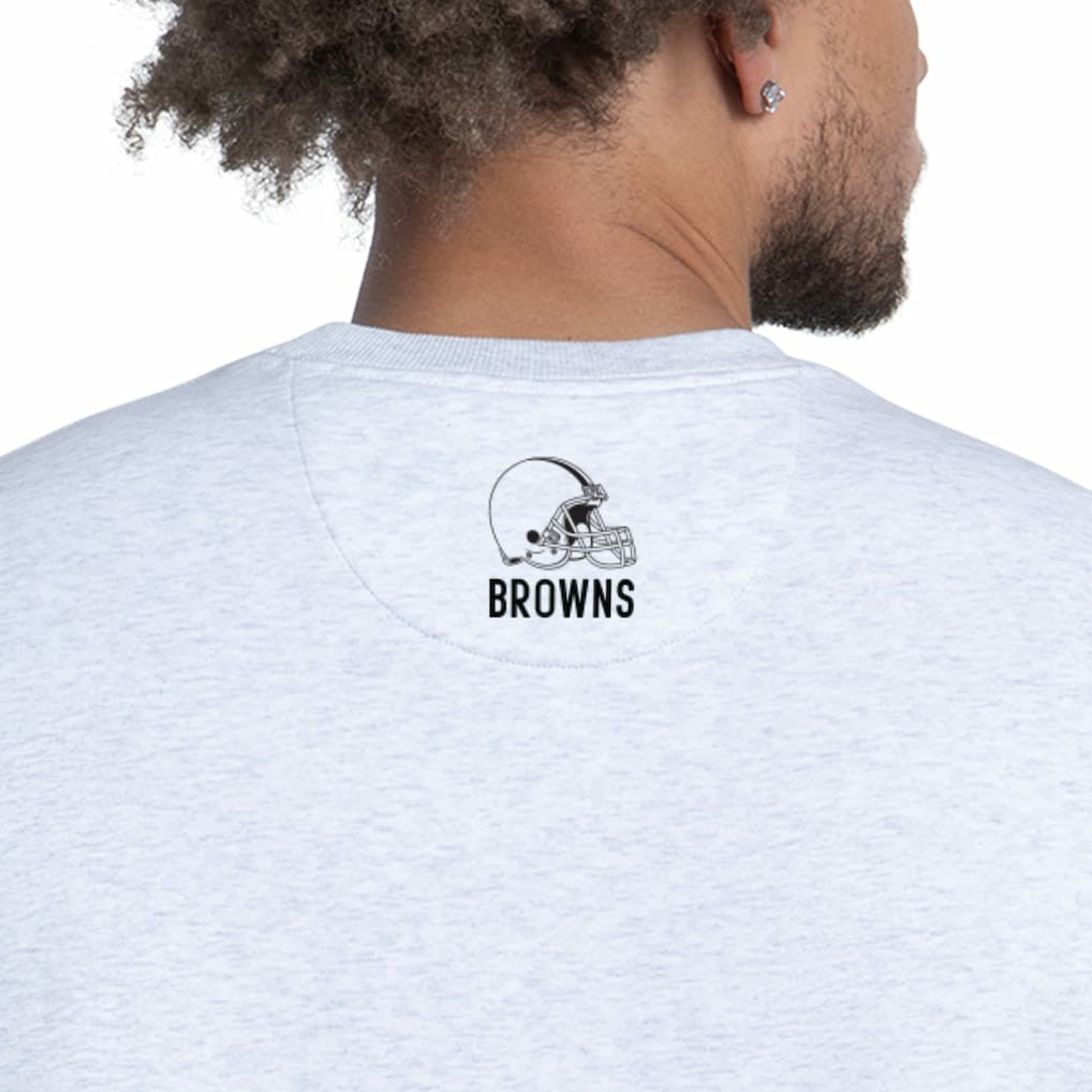 Cleveland Browns Starter Faceoff Fleece Sweatshirt - Ash on sale