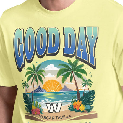 Washington Commanders Margaritaville Good Day T-Shirt - Yellow cheap
