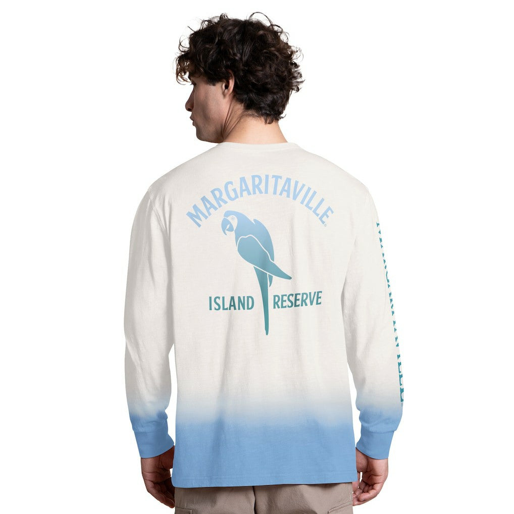 Philadelphia Eagles Margaritaville Island Reserve Long Sleeve Slub Henley Shirt - White/Light Blue online