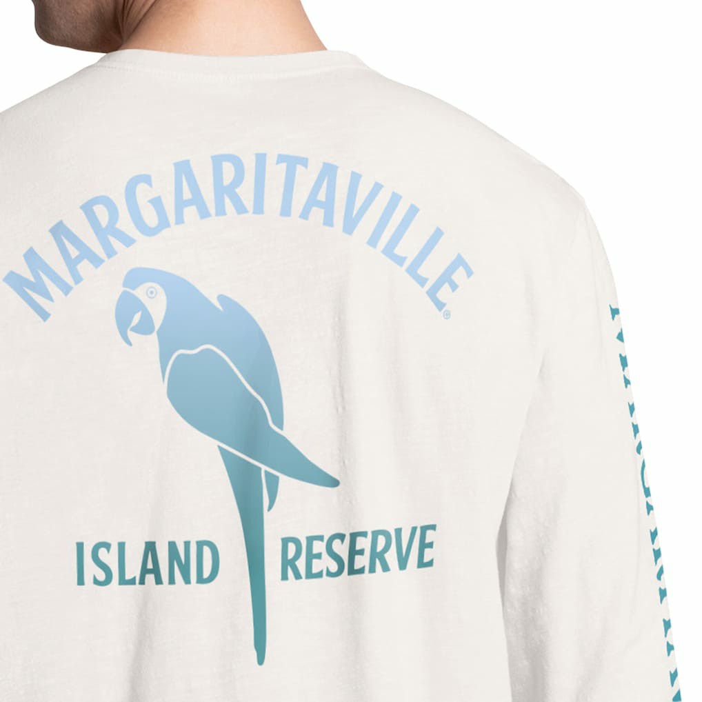 Philadelphia Eagles Margaritaville Island Reserve Long Sleeve Slub Henley Shirt - White/Light Blue online