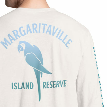 Philadelphia Eagles Margaritaville Island Reserve Long Sleeve Slub Henley Shirt - White/Light Blue online