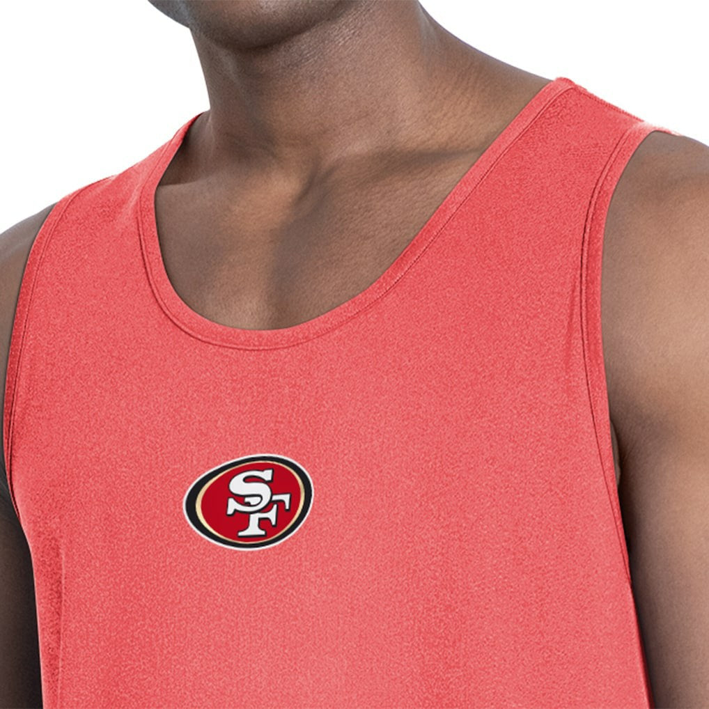 San Francisco 49ers MSX by Michael Strahan Energy Scoop Neck Tank Top - Red on sale