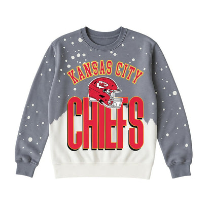 Kansas City Chiefs Gameday Couture Women's Arch Rivals Faded Wash Sweatshirt - Gray discount