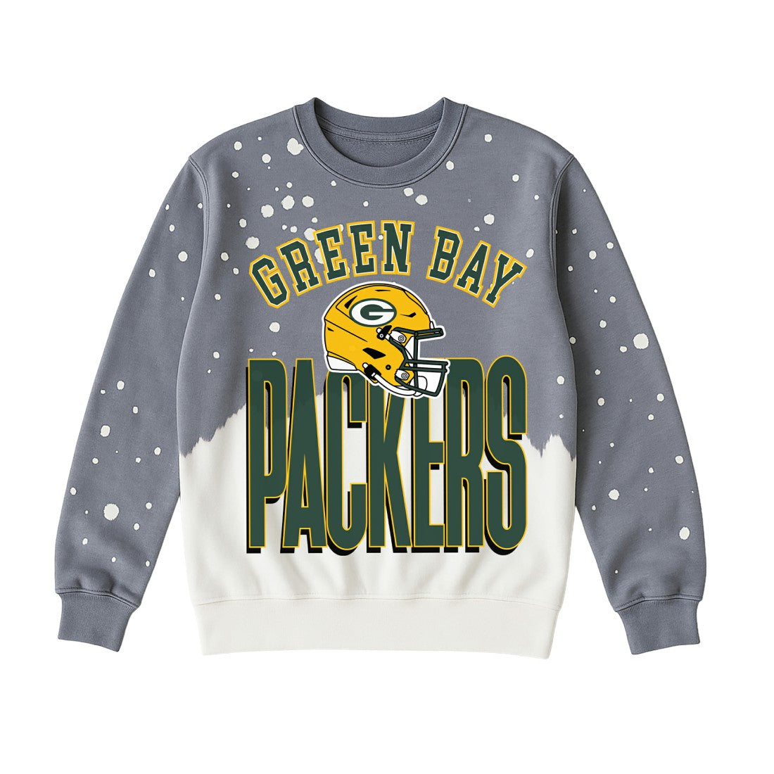 Green Bay Packers Gameday Couture Women's Arch Rivals Faded Wash Sweatshirt - Gray on sale
