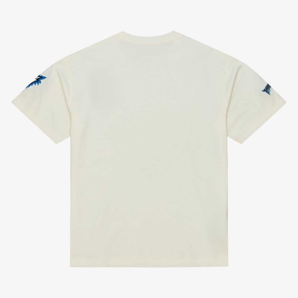 Minnesota Timberwolves Hardwood Classics Chainstitch Premium T-Shirt - Cream | Mitchell & Ness sale