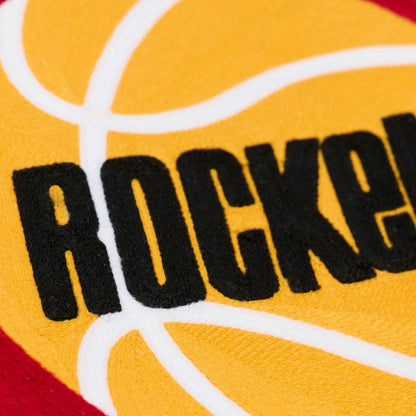 Houston Rockets Hardwood Classics Chainstitch Premium Fleece Hoodie - Cream | Mitchell & Ness online