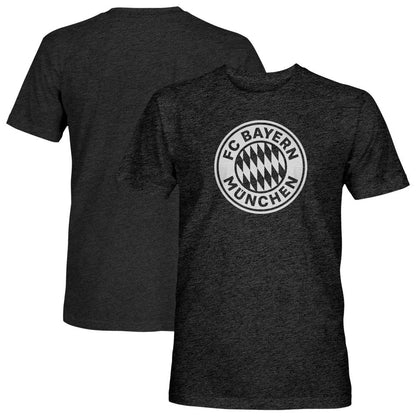 Bayern Munich 1863FC Mono Badge Vintage Tri-Blend T-Shirt - Black shop