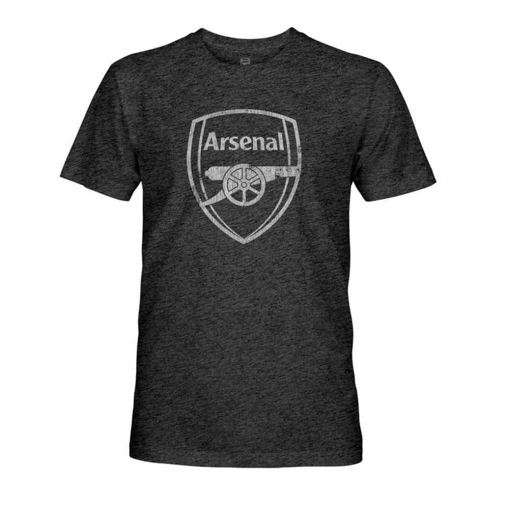 Arsenal 1863FC Mono Badge Vintage Tri-Blend T-Shirt - Black for sale