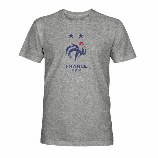 France National Team 1863FC Color Badge Vintage Tri-Blend T-Shirt - Gray online