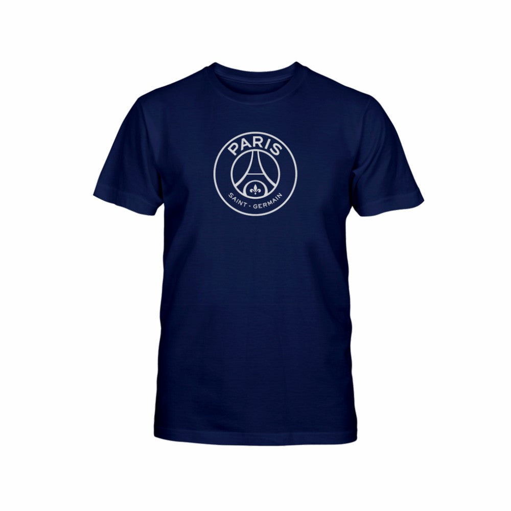 Paris Saint-Germain 1863FC Youth Mono Badge T-Shirt - Navy discount