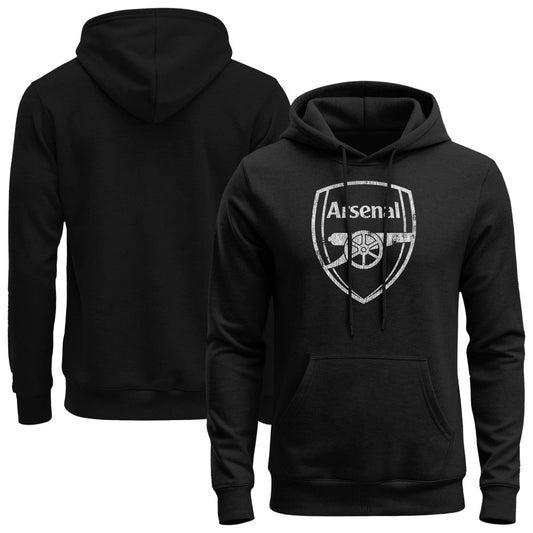Arsenal 1863FC Mono Badge Fleece Hoodie - Black cheap