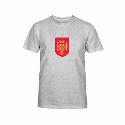 Spain National Team 1863FC Youth Color Badge T-Shirt - Gray discount
