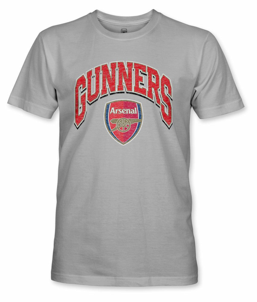 Arsenal 1863FC Wordmark Cotton T-Shirt - Gray for sale