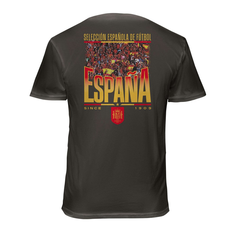 Spain National Team 1863FC Wordmark Cotton T-Shirt - Gray on sale