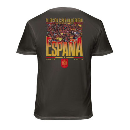 Spain National Team 1863FC Wordmark Cotton T-Shirt - Gray on sale