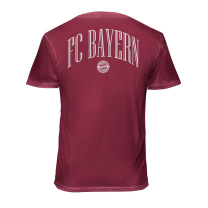 Bayern Munich 1863FC Back Wordmark Soft Wash T-Shirt - Red sale