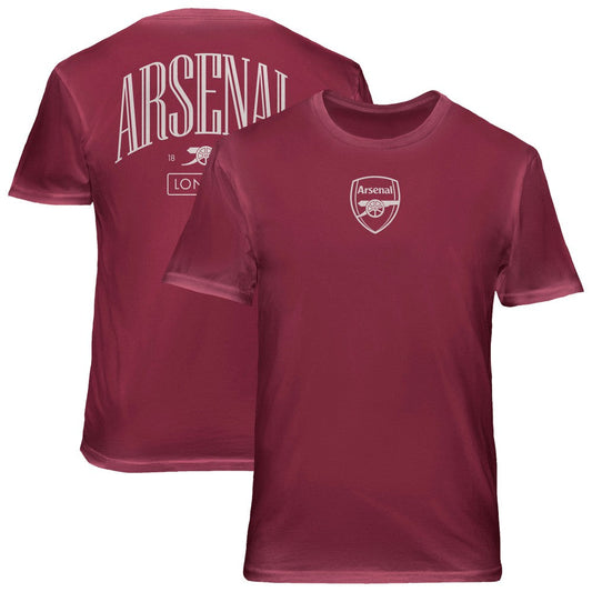 Arsenal 1863FC Back Wordmark Soft Wash T-Shirt - Red outlet