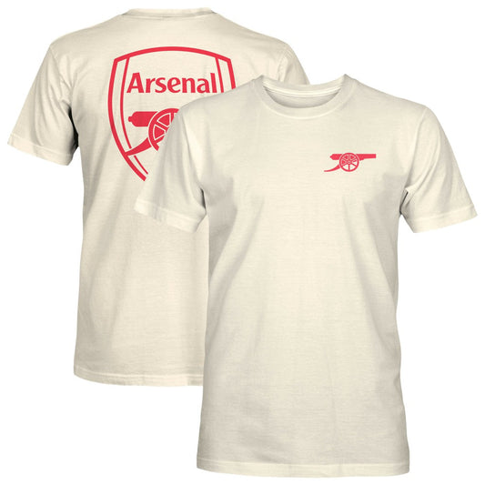 Arsenal 1863FC Emblem Heavyweight T-Shirt - Cream shop