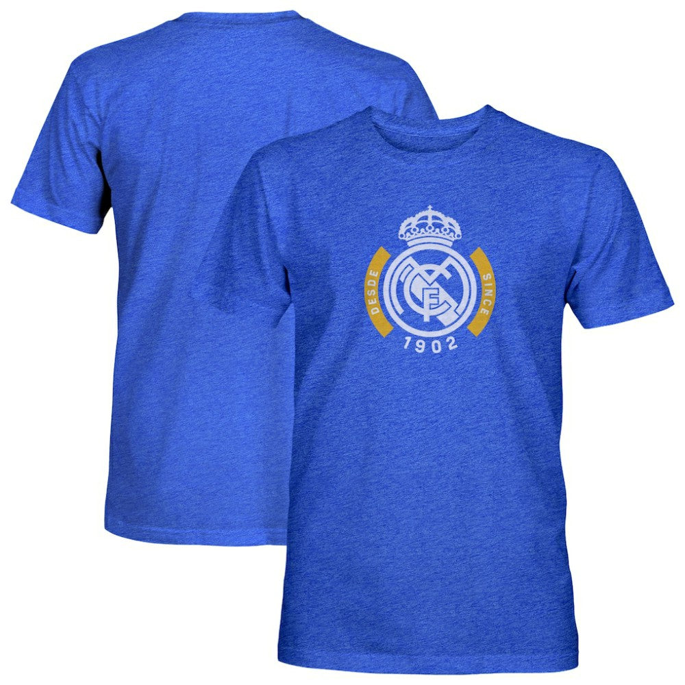 Real Madrid 1863FC Since Vintage Tri-Blend T-Shirt - Blue outlet