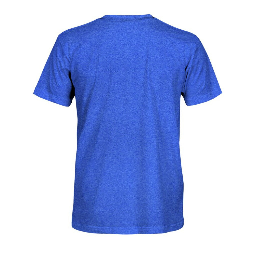 Real Madrid 1863FC Team Arch Vintage Tri-Blend T-Shirt - Blue for sale
