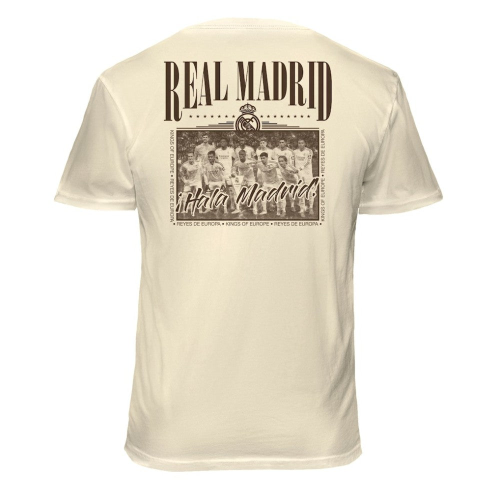 Real Madrid 1863FC Vintage Soft Wash T-Shirt - Cream online