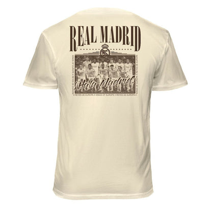 Real Madrid 1863FC Vintage Soft Wash T-Shirt - Cream online