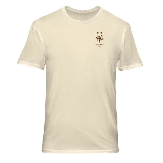 France National Team 1863FC Vintage Soft Wash T-Shirt - Cream outlet