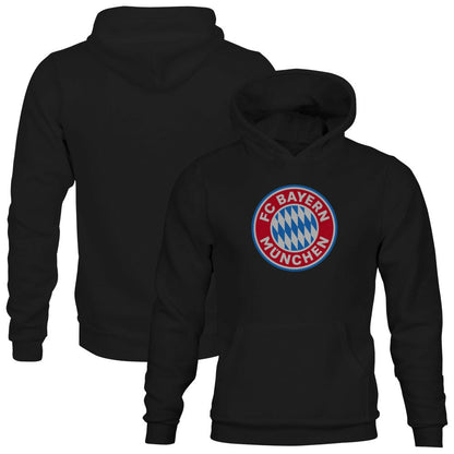Bayern Munich 1863FC Youth Color Badge Fleece Hoodie - Black on sale