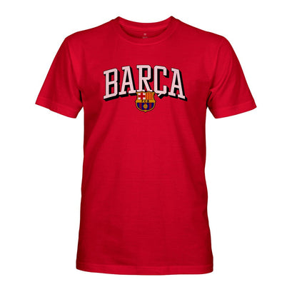 Barcelona 1863FC Athletic Wordmark T-Shirt - Red discount