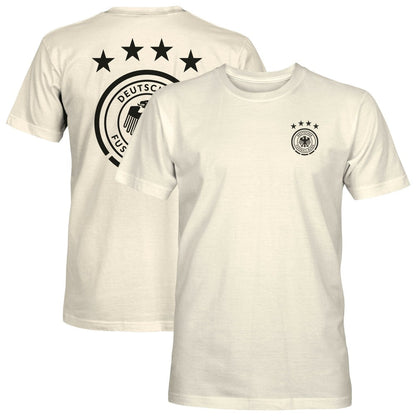 Germany National Team 1863FC Big Logo Heavyweight T-Shirt - Cream cheap