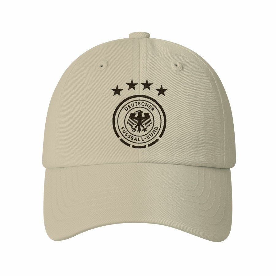 Germany National Team 1863FC Retro Badge Crew Adjustable Hat - Cream for sale