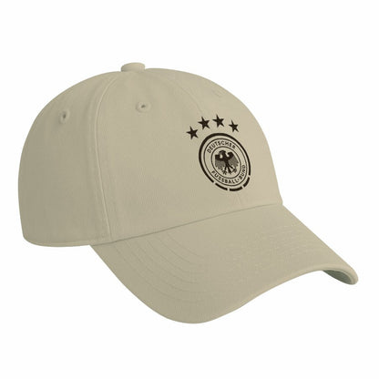 Germany National Team 1863FC Retro Badge Crew Adjustable Hat - Cream for sale
