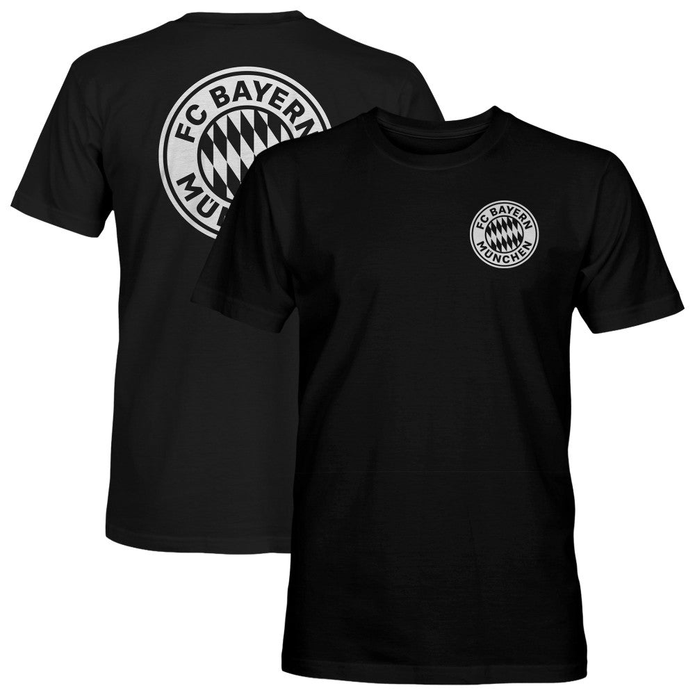 Bayern Munich 1863FC Large Logo Heavyweight T-Shirt - Black for sale