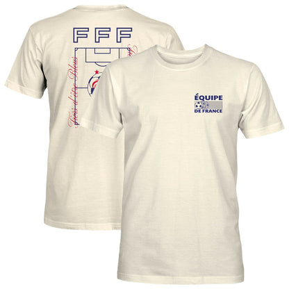 France National Team 1863FC Own the Pitch Heavyweight T-Shirt - Cream cheap