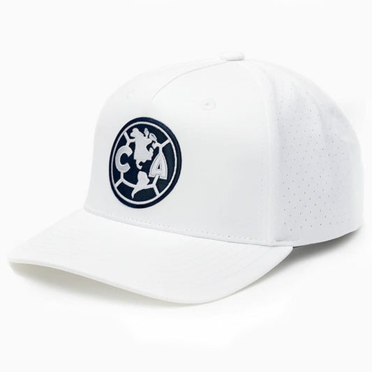 Club America 1863FC Mono Badge High Point Adjustable Hat - White discount