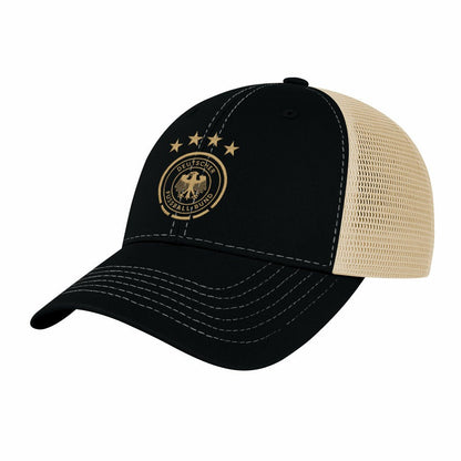 Germany National Team 1863FC Color Badge Offroad Adjustable Trucker Hat - Black discount