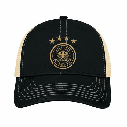 Germany National Team 1863FC Color Badge Offroad Adjustable Trucker Hat - Black discount