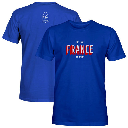 France National Team 1863FC 3D France T-Shirt - Blue on sale