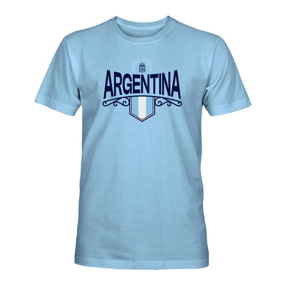 Argentina National Team 1863FC Pennant T-Shirt - Light Blue outlet
