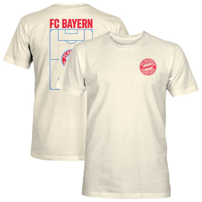 Bayern Munich 1863FC Duo-Tone Stadium Soft Wash T-Shirt - Cream cheap