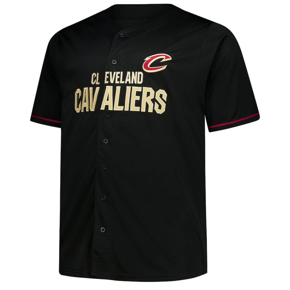 Cleveland Cavaliers Big & Tall Pop Full-Button Jersey sale - Black | Fanatics cheap
