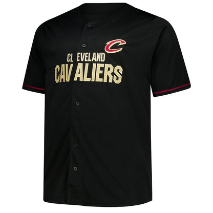 Cleveland Cavaliers Big & Tall Pop Full-Button Jersey sale - Black | Fanatics cheap