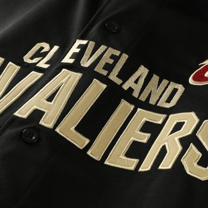 Cleveland Cavaliers Big & Tall Pop Full-Button Jersey sale - Black | Fanatics cheap