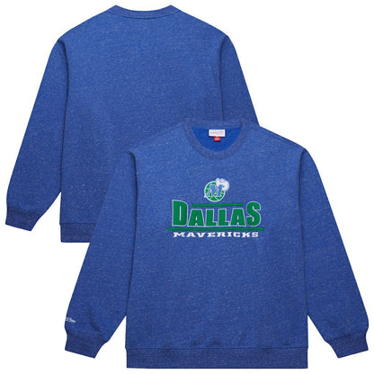 Dallas Mavericks Throw It Back Fleece Sweatshirt sale - Navy | Mitchell & Ness outlet