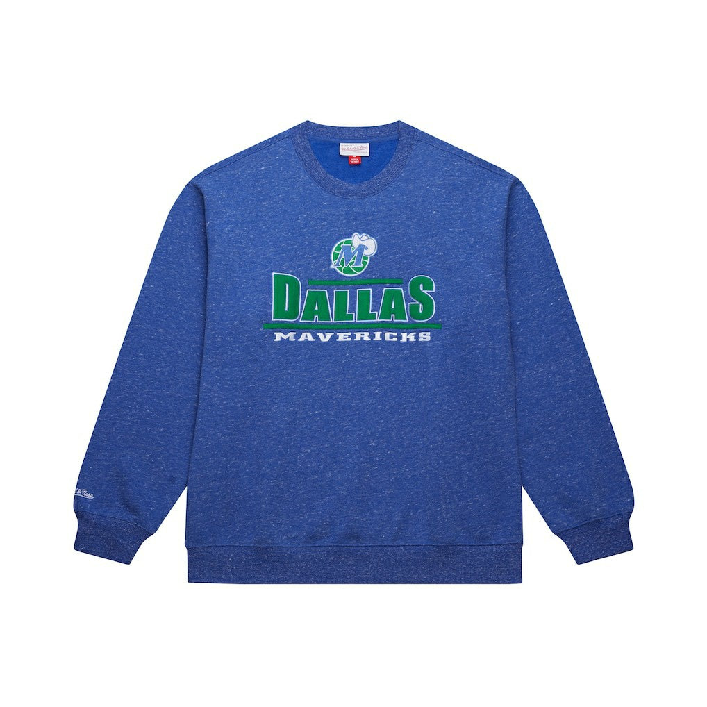 Dallas Mavericks Throw It Back Fleece Sweatshirt sale - Navy | Mitchell & Ness outlet
