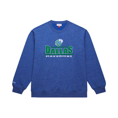 Dallas Mavericks Throw It Back Fleece Sweatshirt sale - Navy | Mitchell & Ness outlet