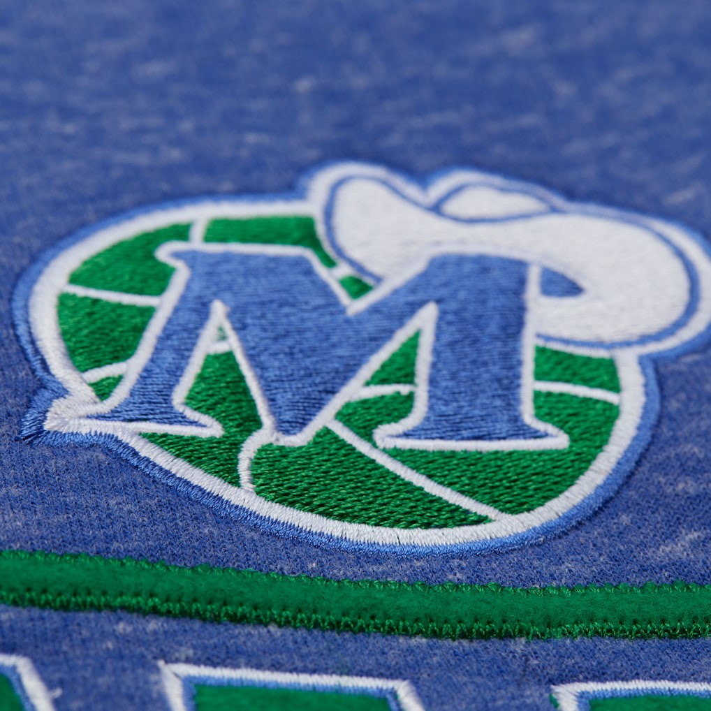 Dallas Mavericks Throw It Back Fleece Sweatshirt sale - Navy | Mitchell & Ness outlet