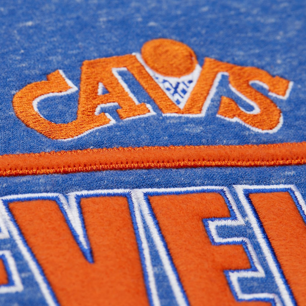 Cleveland Cavaliers Throw It Back Fleece Sweatshirt sale - Royal | Mitchell & Ness sale