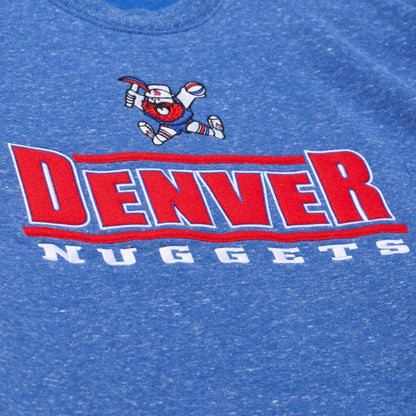 Denver Nuggets Throw It Back Fleece Sweatshirt sale - Royal | Mitchell & Ness for sale