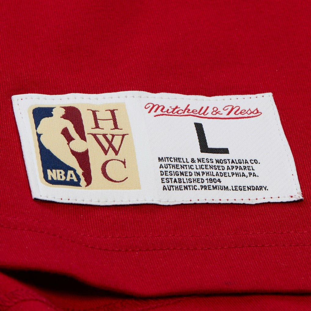 Houston Rockets Hardwood Classics Throw It Back Premium T-Shirt sale - Red | Mitchell & Ness discount